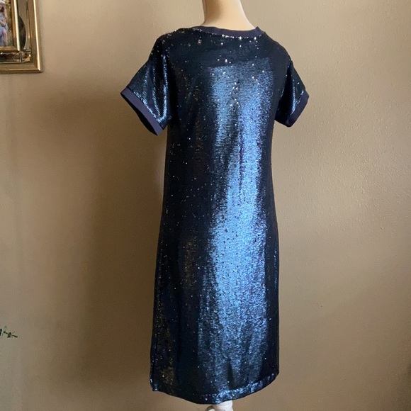 Anthro Moulinette Soeurs Sequin Easy Fit Shift Dress - Picture 7 of 16